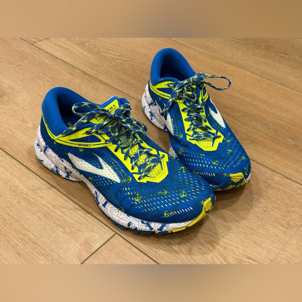 Brooks Launch 5 Run Happy Wicked 2018 Lobster Anchor Running Shoes Women’s 8.5